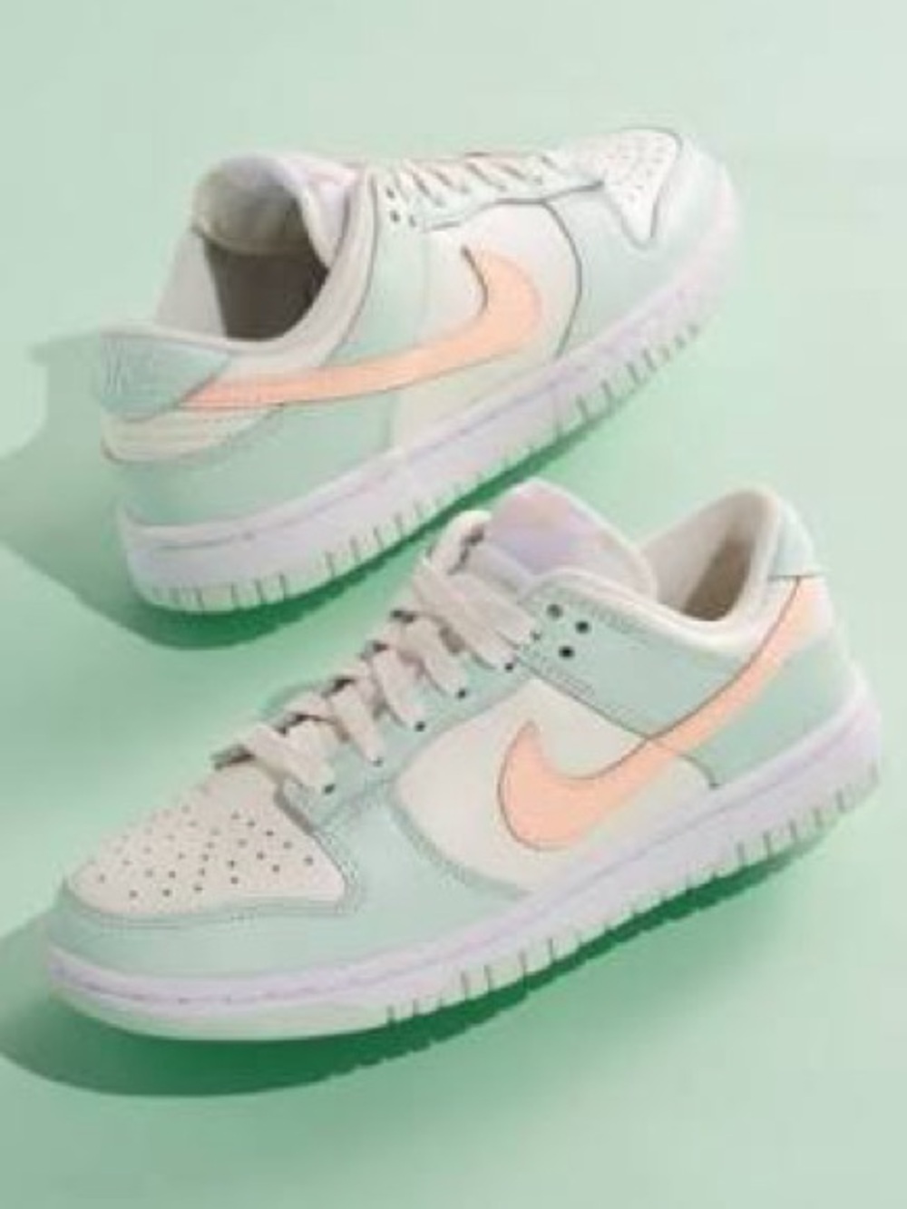 Nike Dunk Low Women’s Sneakers, Barely Green